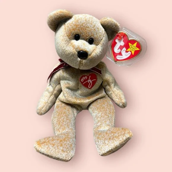 Ty Beanie Baby Attic Treasures Teddy Bear Lot 6 Mixed Styles Plush Vintage Tags - Picture 3 of 16